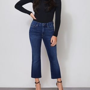 Good American High-Waist Petite Straight Jeans